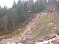 Wassermassen Erdrutsch Schanzenanlagen (alte W 64) 20.03.2002 Nr22